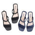 2021 Sommer Beach Garden Fashion Sandalen für Frauen Designerschuhe Anti-Schlupf-Sandalen für Frauen mit mittlerer Haell Sandalen